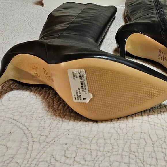 Schutz Mikki Up Knee High Black Boot - US 7B - Picture 7 of 8